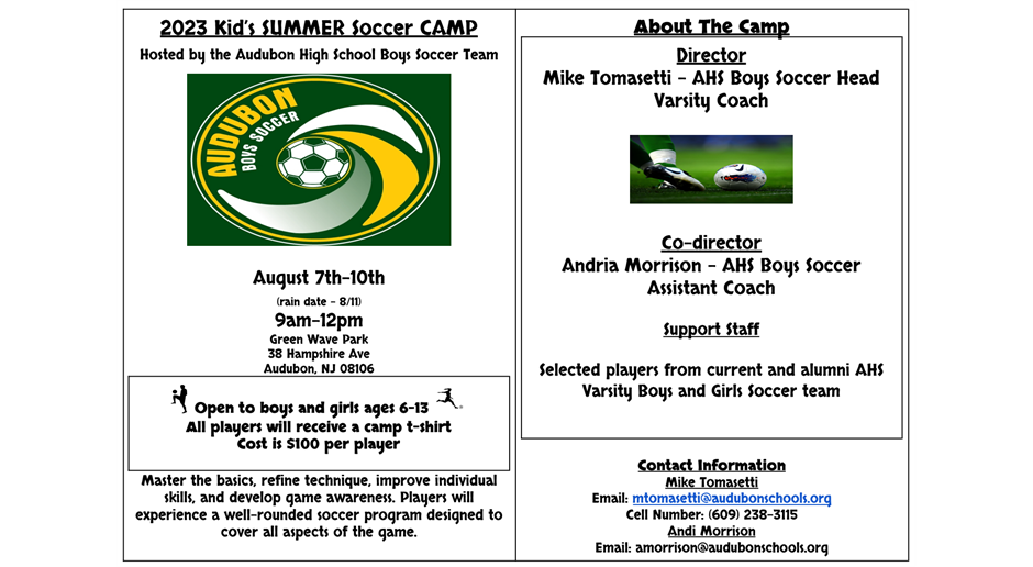 Kids Soccer Camp
